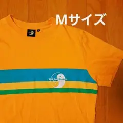 T&C サーフデザイン 半袖Tシャツ オレンジ Mサイズ 古着 タウカン