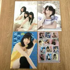 SKE48 AKB48 松井玲奈 クリアファイル 4枚セット