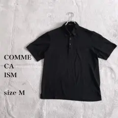 COMME CA ISM ブラックポロシャツ Mサイズ