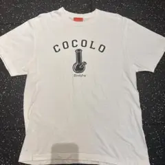 COCOLO BLAND プリントTシャツ L ホワイト