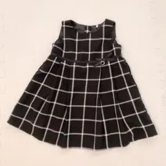 サイズ90 チェックプリーツワンピース　付属品なし