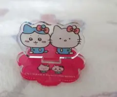 ちいかわ　サンリオ　ハチワレ キティ アクリルスタンド　ガチャ