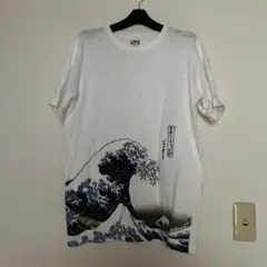 ユニクロ 北斎 富嶽三十六景Ｔシャツ(Ｌ)