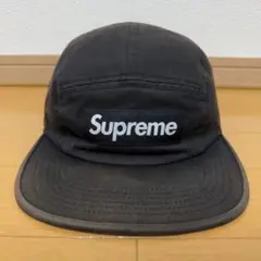 Supreme Washed Chino Twill Camp Cap 黒