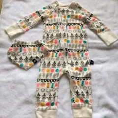 MOOMIN ロンパース 62/68 スタイ付き