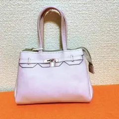 薄紫 ハンドバッグ
