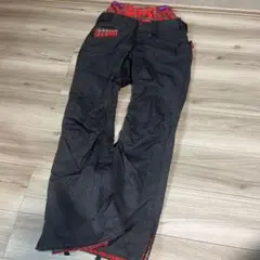 kissmark スキー スノーボード デニム チェック パンツウエア Mサイズ