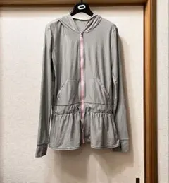 ラッシュガード レディースロングタイプ 裾フリル　サイズM