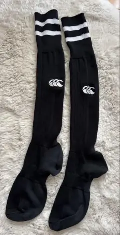 Canterbury ブラック ラグビーストッキング カンタベリー