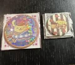 缶バッジ　ポムポムプリン