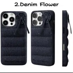 【Urban Sophistication】iPhone15 デニムフラワー