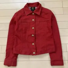 8.2 CLATHAS クレイサス デニムジャケット Gジャン レッド 38