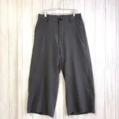 エドウィン　レディース　ワイドパンツ　【S】　グレー　クロップドパンツ　ポケット