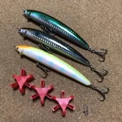 PDG ポジドライブガレージ フリルドスイマー 115F ルアー ミノー セット