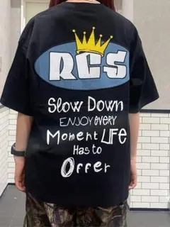 デニムクラウンTシャツ　黒　M 4400円