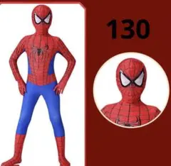 130サイズ　スパイダーマン　子供キッズコスプレ　仮装服