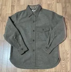 UNIQLO U 長袖シャツ ウール混紡 Sサイズ