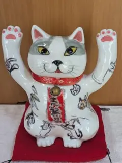 83 セトクラフト　招き猫　貯金箱　鈴付き