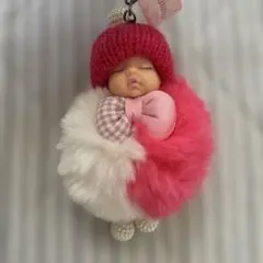 赤ちゃん　キーホルダー　ふわふわ　ベイビー
