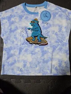 ★★サーフィン恐竜スパンコールTシャツ ★★130★★