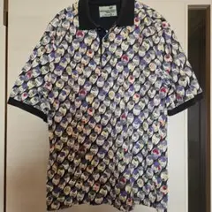 DOCKERS GOLF プリントシャツ M　ヴィンテージ　ゴルフ