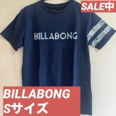 【SALE】BILLABONG Sサイズ ネイビー Tシャツ レギュラーフィット