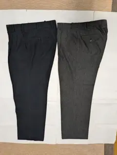 スラックス 黒 グレー サイズ85　2本セット