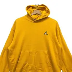 ジャンプマンロゴ フード付きパーカー イエロー　jordan レディース