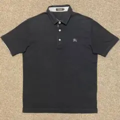 Burberry Black Label ネイビー ポロシャツ　3