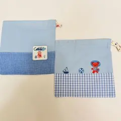 コップ袋ハンドメイド 2枚 3