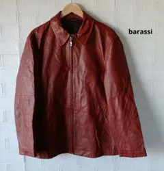 barassi MILANO バラシ 高級 本革 レザージャケット 羊革