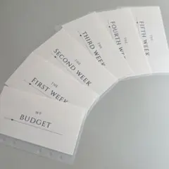 weeklyリフィルA6サイズ