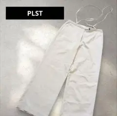 PLST プラステ ワイドパンツ 2way ストラップ(サスペンダー)付