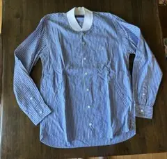【値下】FRED PERRY フレッドペリー　ストライプシャツ　オーバーシャツS