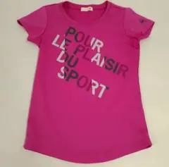 ルコック ドライシャツ 半袖 Mピンク le cog sportif 吸収速乾