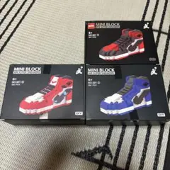 ミニブロック NIKE AIR JORDAN スニーカー　7個セット ミニブロック NIKE AIR JORDAN スニーカー 7個セット