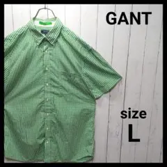 【GANT】 Gingham Plaid Short Sleeve Shirt