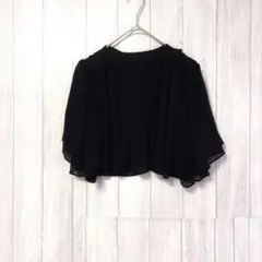 株式会社アサクラ　ボレロ　【38】　【M相当】　黒　ショート丈　結婚式