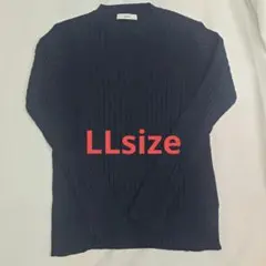 IEDIT ニット ネイビー LLsize 新品・未使用