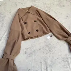 新品 Last Note ショート丈 トレンチコート レディース 秋服
