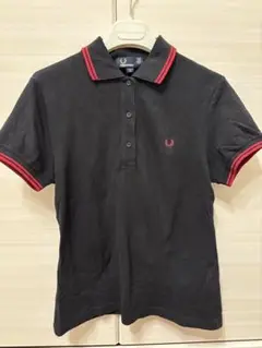 FRED PERRY ブラック ポロシャツ S