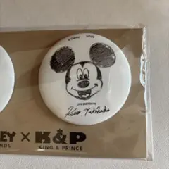 キンプリ ディズニー Live sketch 缶バッチ
