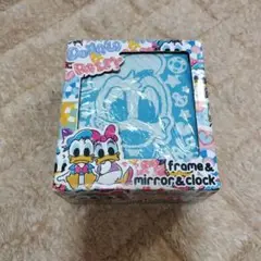 Disney★ドナルド フレーム 3面アラームクロック ミラー/時計/フォト