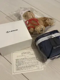 Lexus オリジナル テディベアとポーチセット