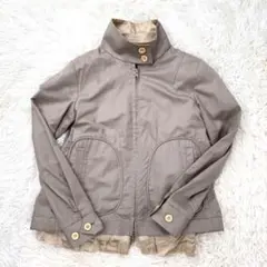 【人気】SACAI サカイ ブルゾン レディース ドッキング シルク コットン