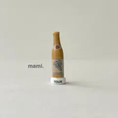 フェーヴ　ワインボトル（ブルゴーニュ）　フランス　ミニチュア陶器　f-3668