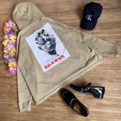【激レア】tpablow ELVIRAパーカー バックプリント ビックシルエット