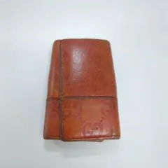 【正規品】GUCCI グッチ フルレザー ブラウン キーリング