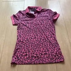 J.Lindeberg ヒョウ柄ポロシャツ