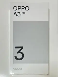 新品未開封 OPPO A3 5G SIMフリー ブラック